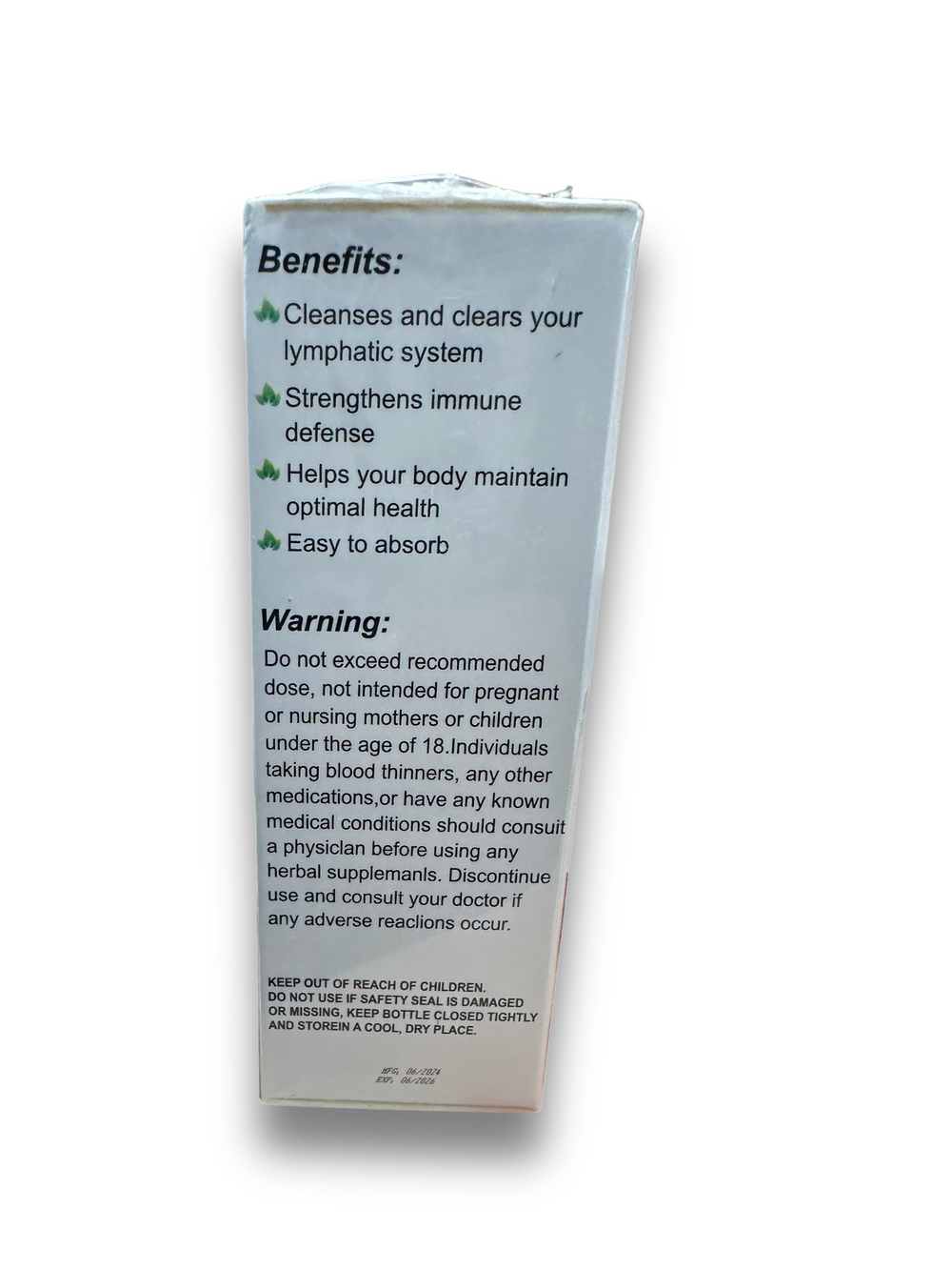 7 Day Lymphatic Tincture (1 oz)