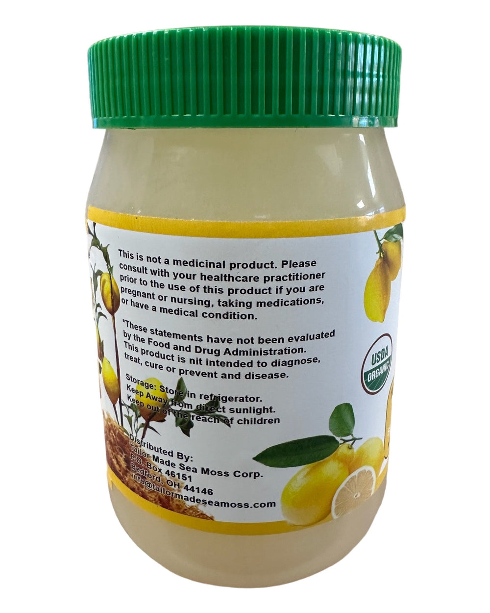 Lemon Seamoss Gel 16 oz. - Tailor Made Herbal Products