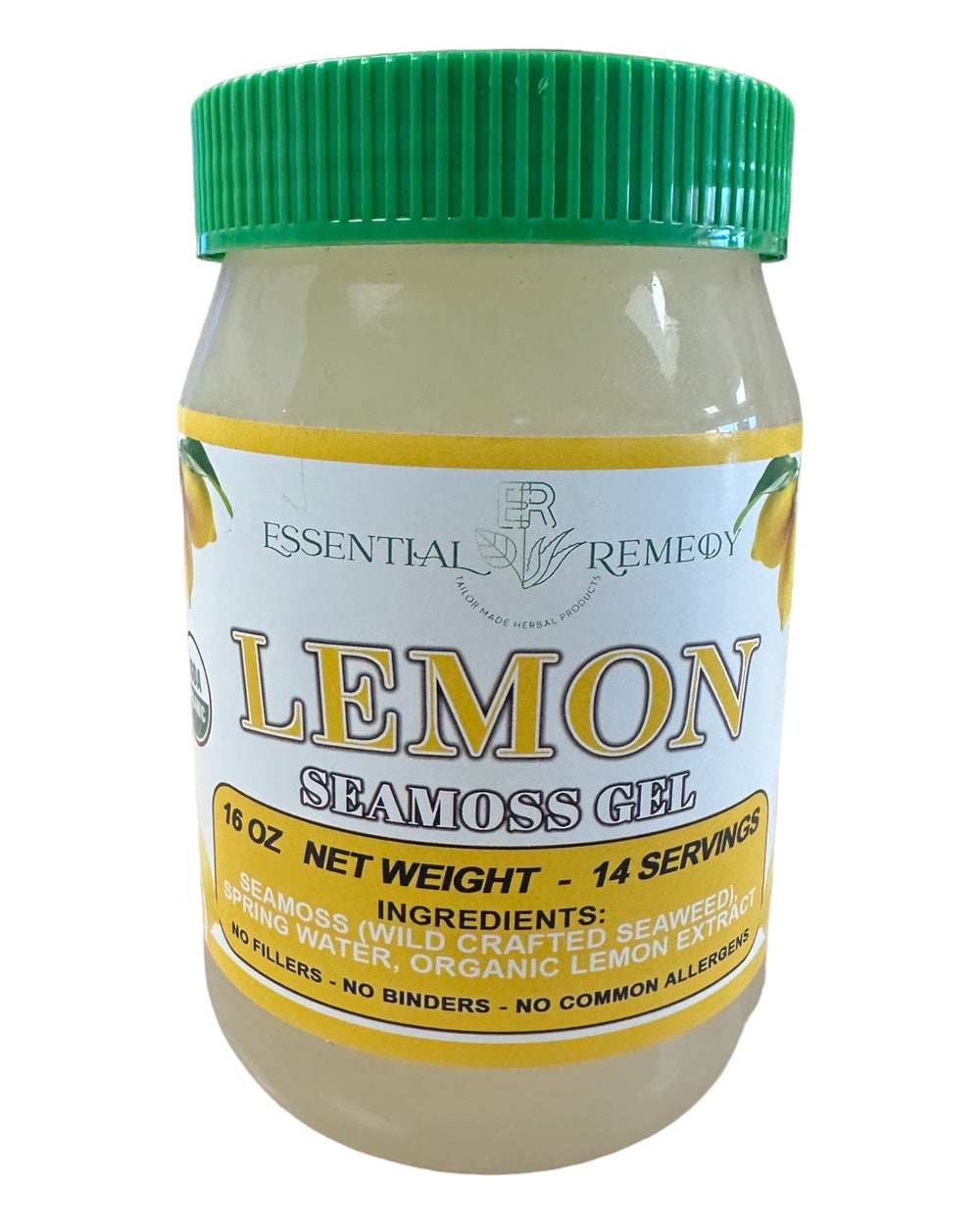 Lemon Seamoss Gel 16 oz. - Tailor Made Herbal Products