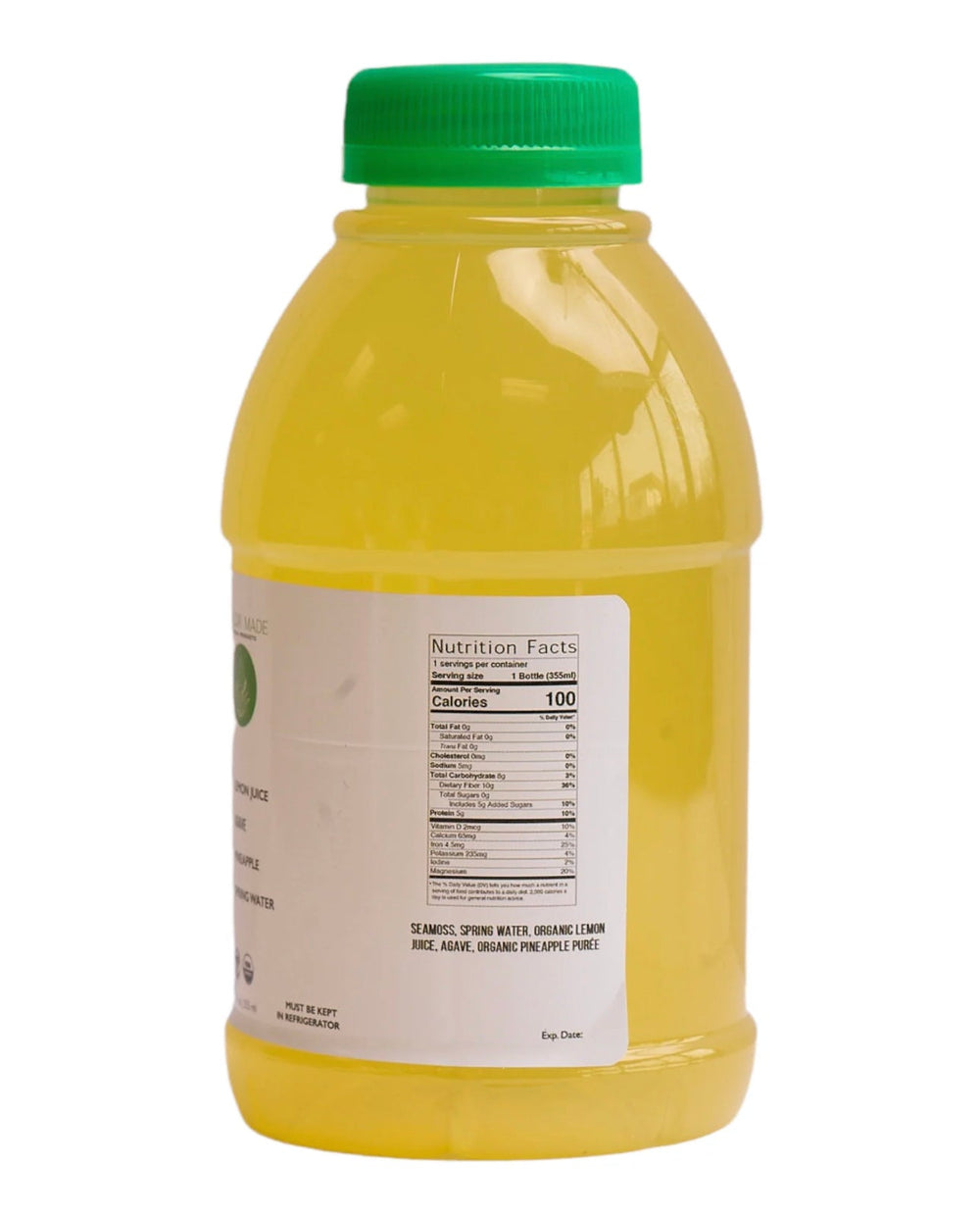 12pk Pineapple Seamoss Lemonade - Tailor Made Herbal Products